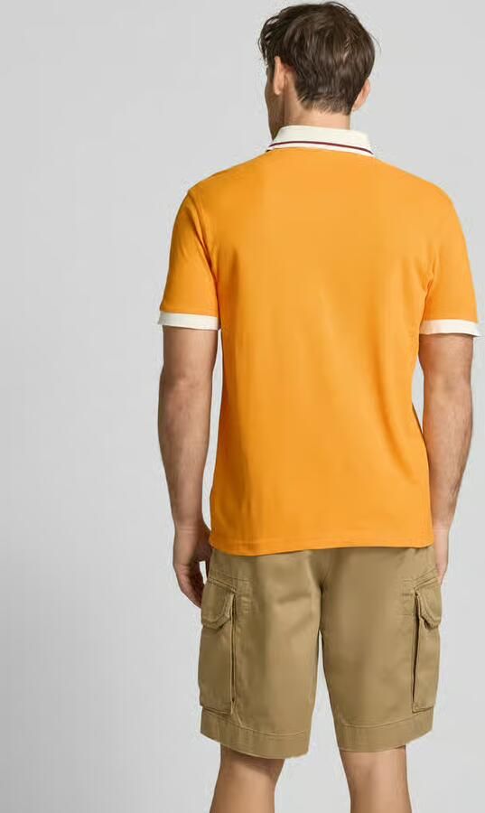 Napapijri Slim fit poloshirt met labelprint