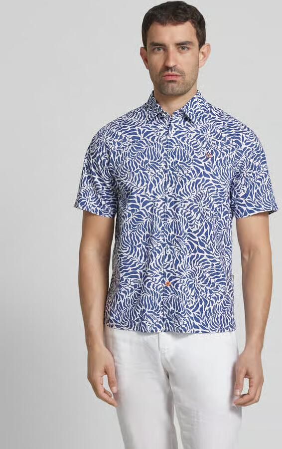 Napapijri Slim fit vrijetijdsoverhemd met logostitching - Foto 2