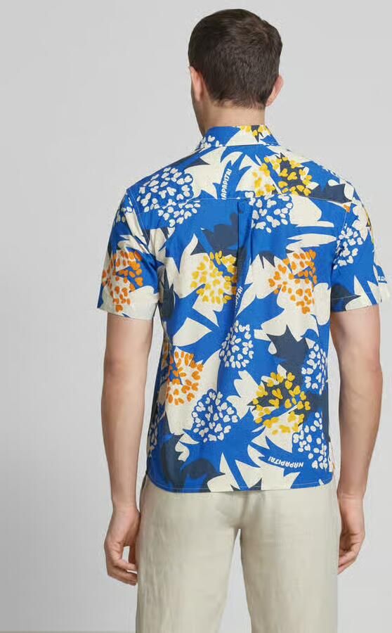 Napapijri Slim fit vrijetijdsoverhemd met logostitching