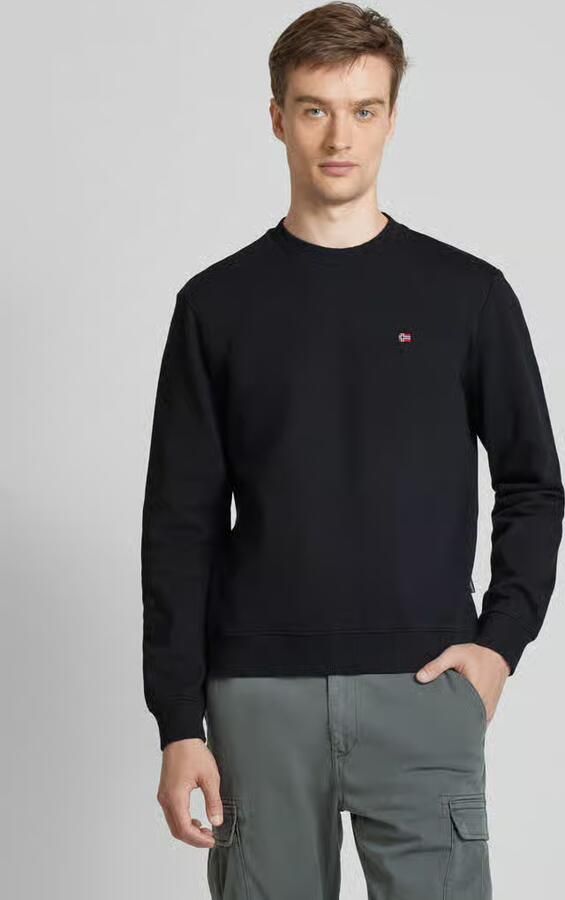 Napapijri Elegant Sweatshirt met Geborduurd Logo Black Heren - Foto 3