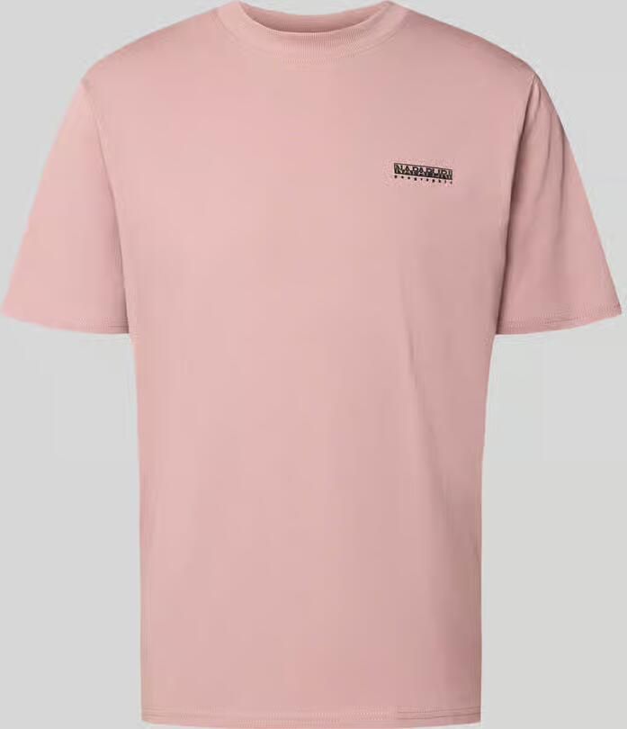 Napapijri T-shirt met logo en ronde hals