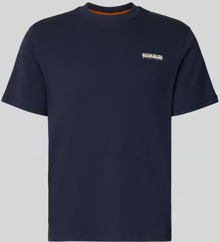Napapijri T-shirt met logo en ronde hals