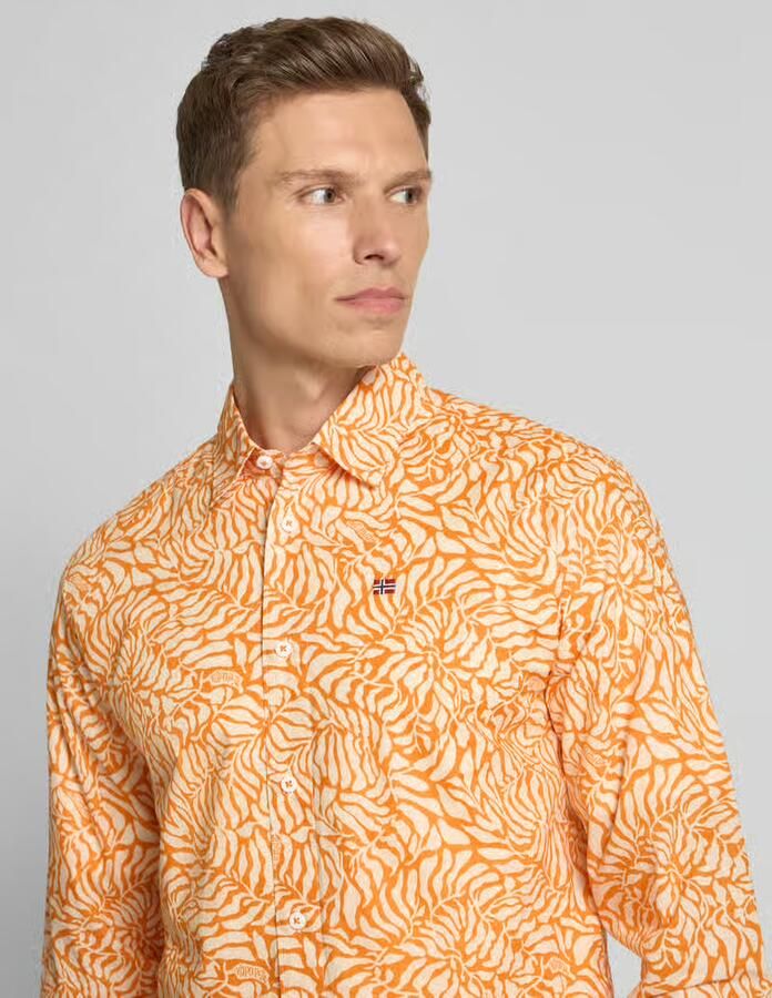Napapijri Vrijetijdsoverhemd met labelstitching model 'RONGE' - Foto 2
