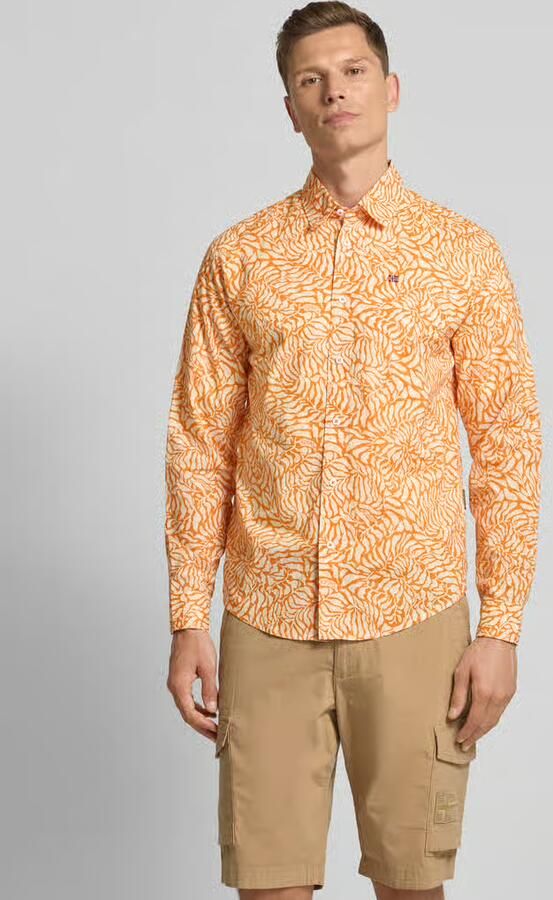 Napapijri Vrijetijdsoverhemd met labelstitching model 'RONGE' - Foto 2