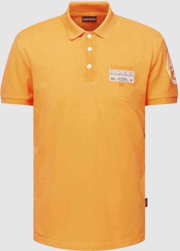 Napapijri Poloshirt met labeldetails model 'AMUNDSEN'