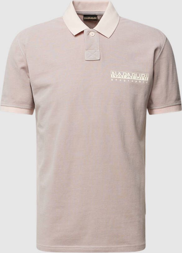 Napapijri Poloshirt met labeldetails model 'MERIBE'