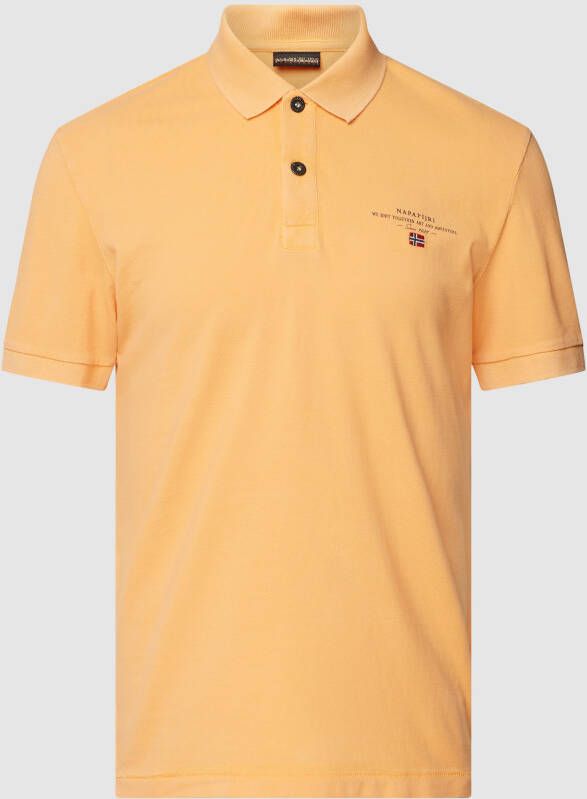 Napapijri Poloshirt met logostitching model 'Elbas'