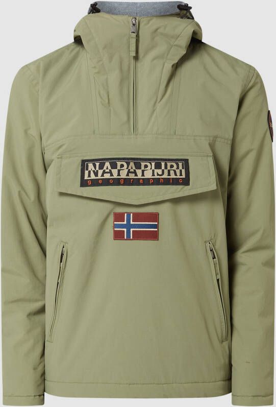 Napapijri Regular fit jack in comfortmodel met capuchon model 'Rainforest'
