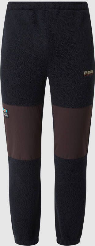 Napapijri Sweatbroek met contrastinzet