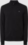 Napapijri Zwarte Sweatshirt met Lange Mouwen en Rits Geborduurd Logo Black Heren - Thumbnail 1