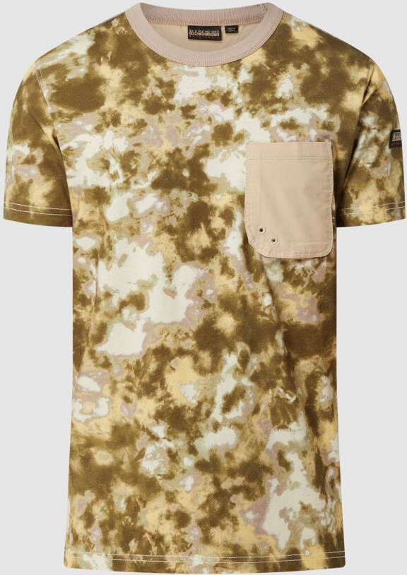 Napapijri T-shirt met camouflagemotief model 'Amoul'