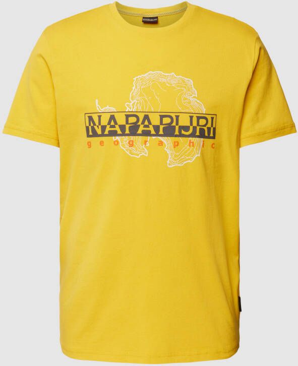 Napapijri T-shirt met labelprint