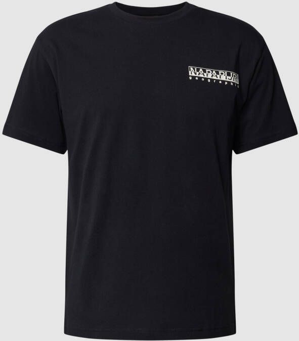 Napapijri T-shirt met labelprint model 'PAJAS'