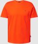 Napapijri Chic Red Embroidered Logo T-Shirt Red Heren - Thumbnail 1