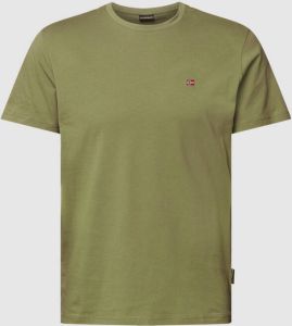 Napapijri T-shirt met logostitching model 'SALIS'