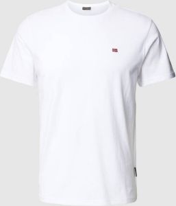 Napapijri T-shirt met logostitching model 'SALIS'