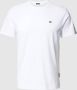 Napapijri Witte Casual T-shirt met Logo Borduursel White Heren - Thumbnail 2