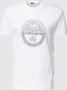 Napapijri Korte mouw T-shirt voor mannen White Heren - Thumbnail 2