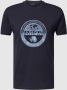 Napapijri Korte mouw T-shirt voor mannen Blauw Heren - Thumbnail 1