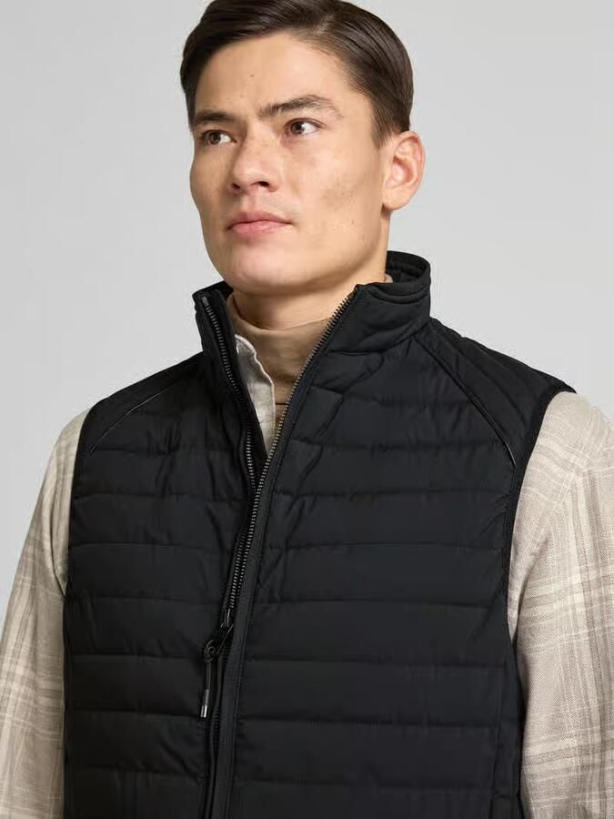 NAUTGÅRD Bodywarmer met opstaande kraag en ritszakken