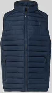 NAUTGÅRD regular fit bodywarmer met gewatteerde look