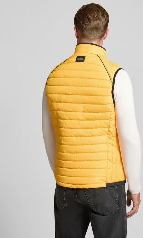 NAUTGÅRD regular fit bodywarmer met gewatteerde look - Foto 3