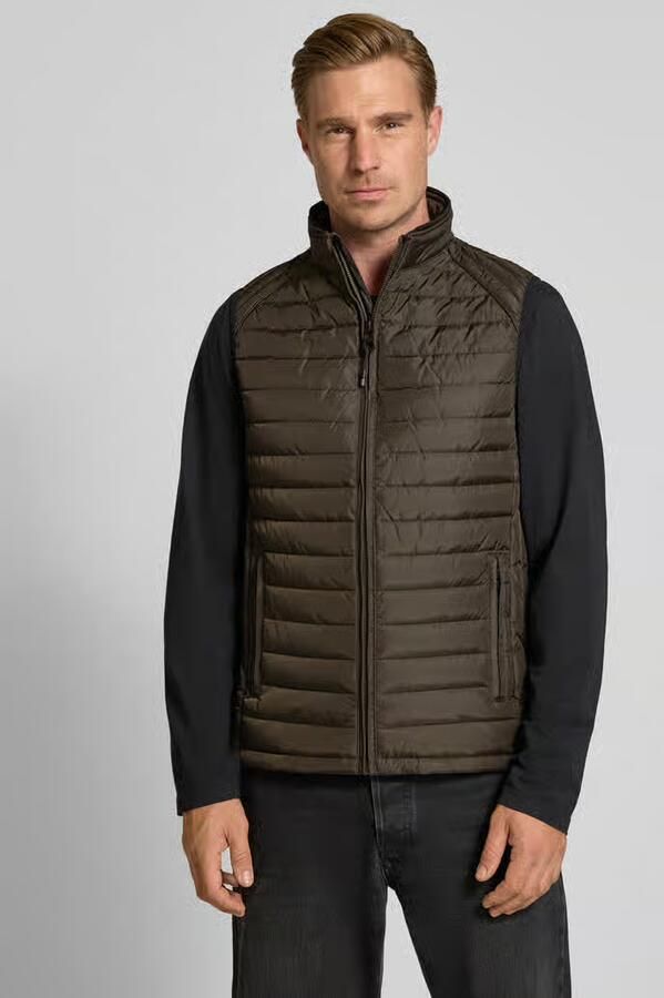 NAUTGÅRD regular fit bodywarmer met gewatteerde look - Foto 3