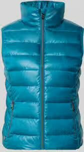 NAUTGÅRD regular fit bodywarmer met gewatteerde look