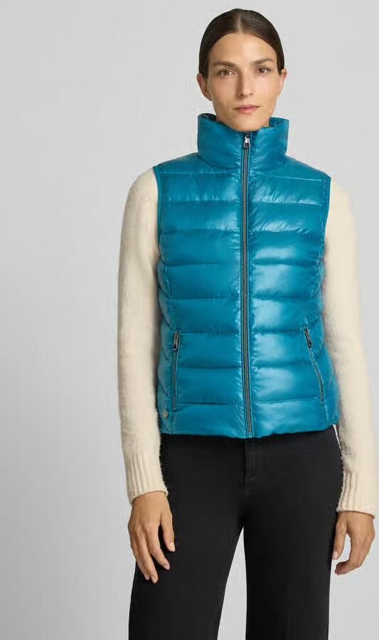 NAUTGÅRD regular fit bodywarmer met gewatteerde look - Foto 3