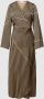 NEO NOIR Midi-jurk in wikkellook model 'Amber' - Thumbnail 1