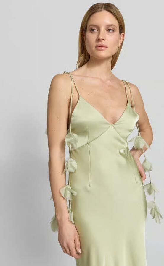 NEO NOIR Avondjurk met florale details model 'Colly'
