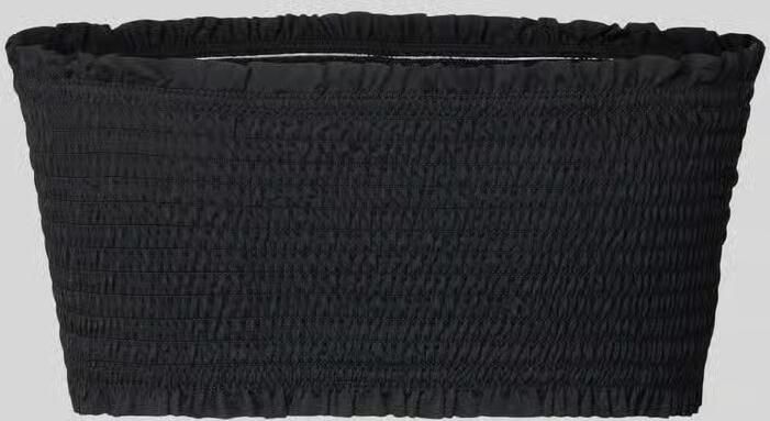NEO NOIR Bandeau-top met smokdetails model 'SKIN LOBSTER'