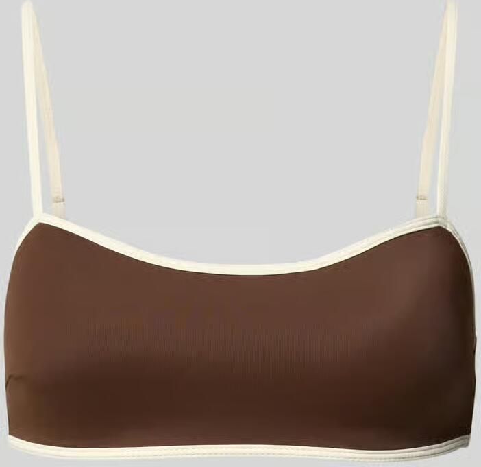 NEO NOIR Bikinitop met contrasterende rand model 'FIA SOLID' - Foto 2