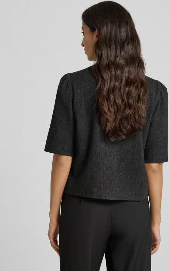 NEO NOIR Dames Blazers Xanthe Herringbone Blazer Donkergrijs - Foto 5