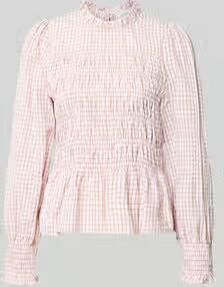 NEO NOIR blouse met katoen- en modal model 'Possa'