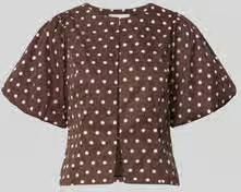 NEO NOIR Blouse met korte mouwen met ballonmouwen model 'ANELA' - Foto 5
