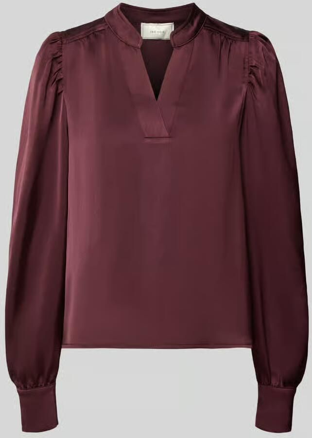 NEO NOIR blouse met lange mouwen met stretch model 'Rosslyn' - Foto 5