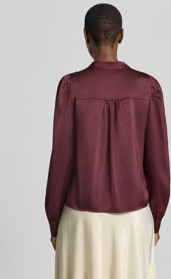 NEO NOIR blouse met lange mouwen met stretch model 'Rosslyn' - Foto 6