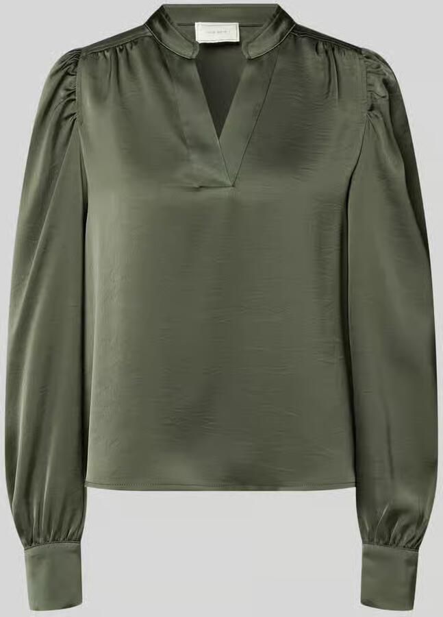 NEO NOIR blouse met lange mouwen met stretch model 'Rosslyn'