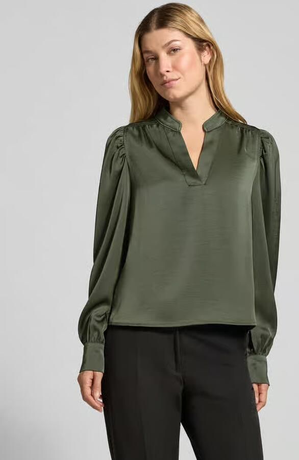 NEO NOIR blouse met lange mouwen met stretch model 'Rosslyn' - Foto 2