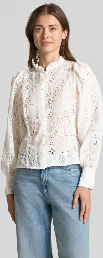 NEO NOIR Blouse met opengewerkte borduursels model 'Gilda' - Foto 4