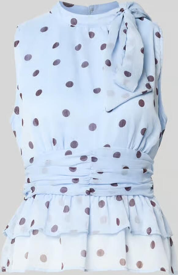 NEO NOIR Blouse met opstaande kraag model 'Ansol'