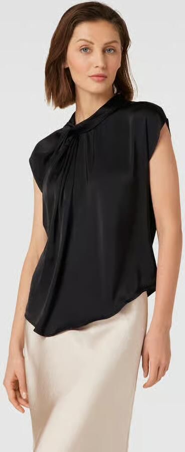 NEO NOIR Regular fit blousetop met satijnlook model 'FLEUR' - Foto 6