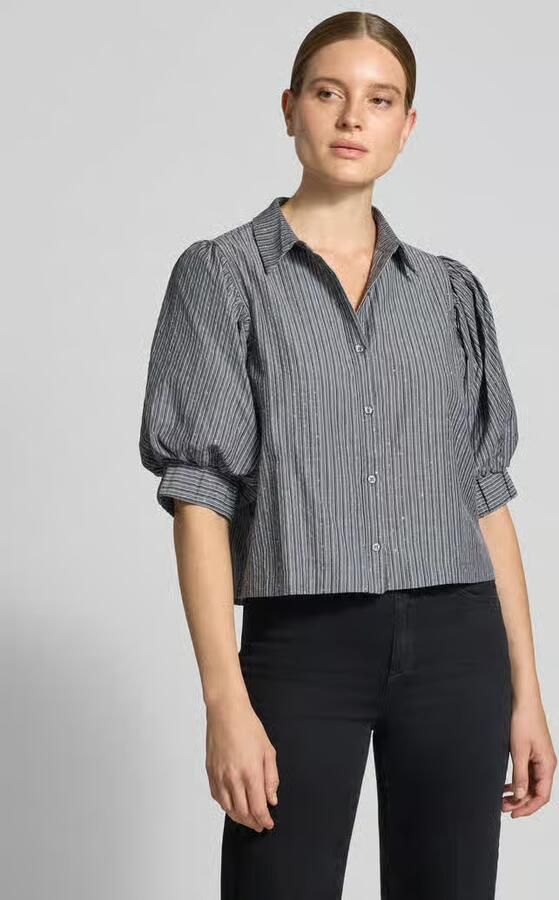 NEO NOIR Blouse met pofmouwen model 'Etta' - Foto 2