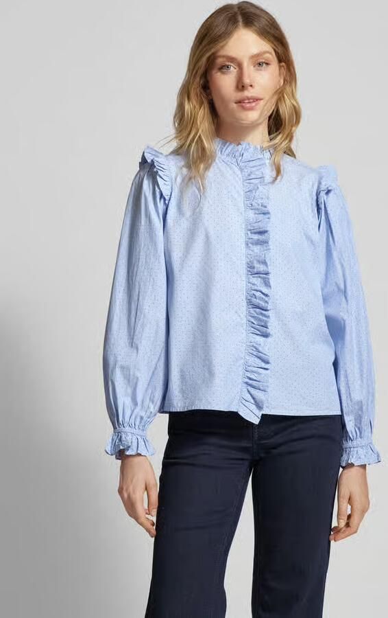 NEO NOIR Blouse met ruches model 'Charly' - Foto 4