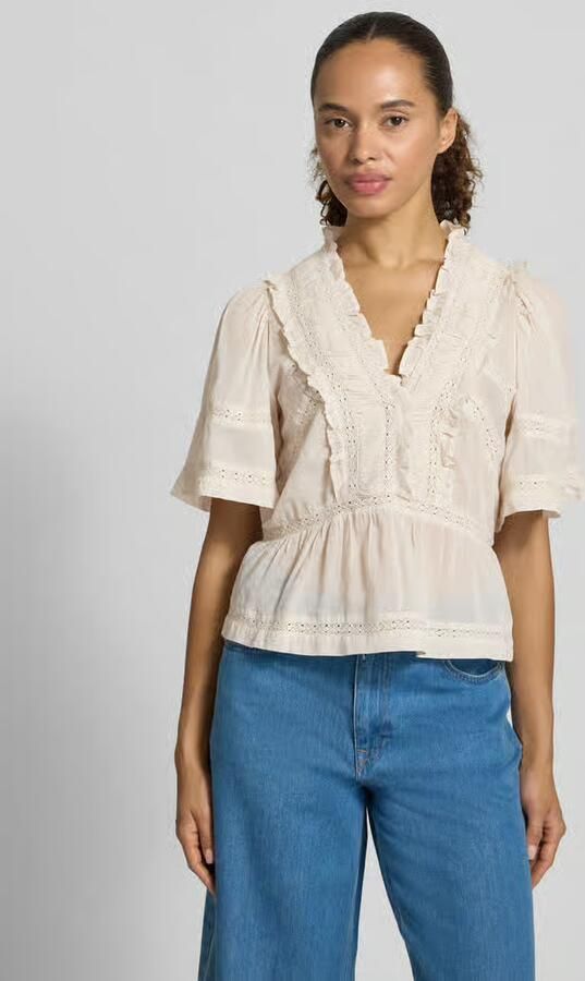NEO NOIR Blouse met ruches model 'Evienne' - Foto 4