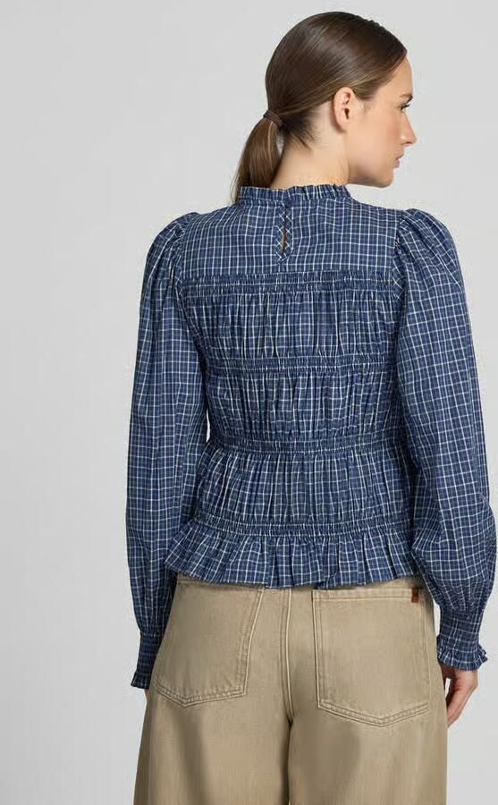 NEO NOIR Blouse met smok-details en met ruchezoom model 'Marcia' - Foto 3
