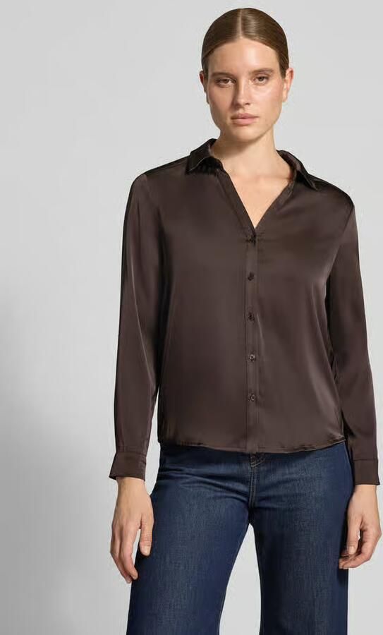 NEO NOIR blouse met v-hals en knoopsluiting - Foto 3