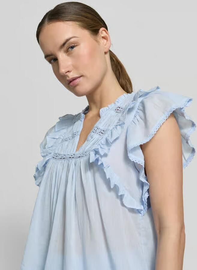 NEO NOIR Blouse met volants model 'Jayla'