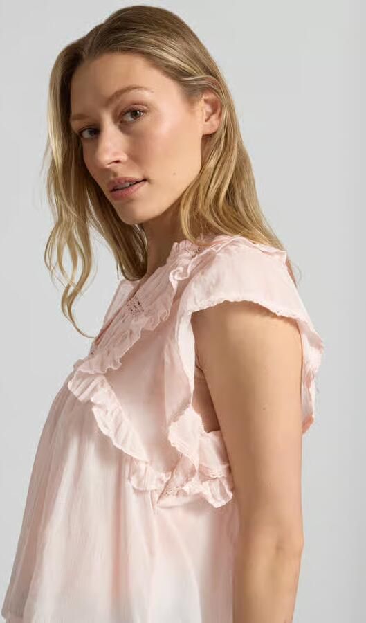 NEO NOIR Blouse met volants model 'Jayla'